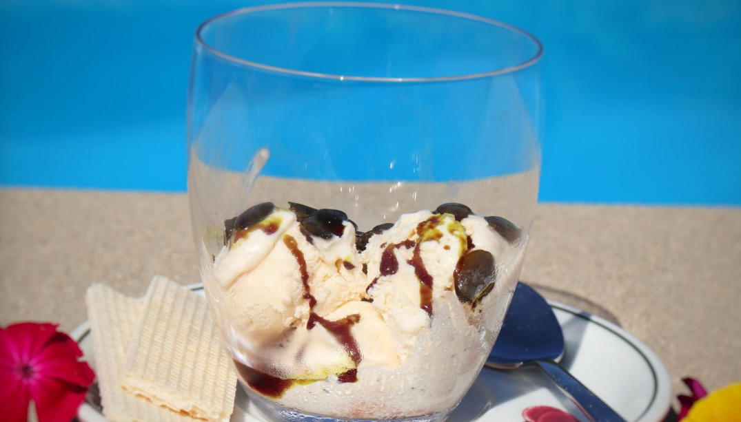 Kürbiskern-Eis